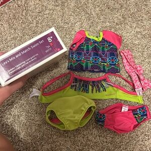 Girl if the year American girl Lea’s and Mix and match swim set
